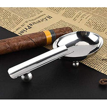 NIHAOA Accessori del Sigaro 1PC Acciaio Inossidabile pulibile Premium Portatile Cigar Ashtray Cigar Vassoio Fumatori dell'interno del Sigaro della Sigaretta all'aperto