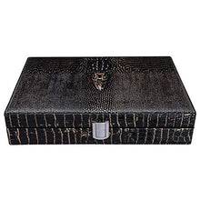 SMEJS Caso di Corsa del Sigaro, Portatile Pelle Cigar Humidor Cedar Wood Storage Case Cigar Box di Legno