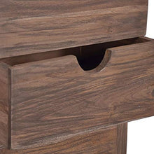 vidaXL Credenza con 5 Cassetti 40x30x100 cm in Legno Massello di Teak
