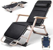 WUY Sedia a Sdraio Pieghevole Facile da trasportare Sedia a Sdraio Pieghevole per Soggiorno e terrazza Esterna Camping Garden Beach Sun Lounger