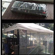MNBV Telo Antipioggia Trasparente per Pioggia e Vento Ispessito, Tenda Antipioggia per Fiori da Balcone, telone per Tetto da Cortile per Piscina, Copertura Antipioggia per Auto, Pellicola per Vet