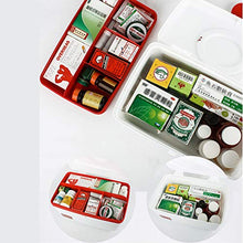 MYHZH sul Posto di Lavoro Medico Kit di Primo Soccorso Box Organizzatore, plastica Medicina Box Double-Layer Kit di Primo Soccorso, Multi-Functional Household Storage Box