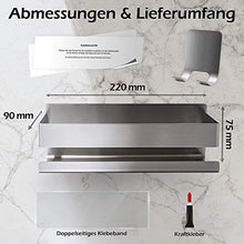 22x7.5cm Mensola Doccia Angolare in Acciaio Inox 304 Scaffale da Bagno Cucina Porta Oggetti Montaggio A Parete Spessa Triangolare Argento