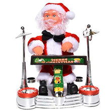 STOBOK Babbo Giocattolo Elettrico Figura Che Canta Musicale Babbo Natale Giocattolo Regalo Ornamento Vacanza Tavolo Senza Batteria