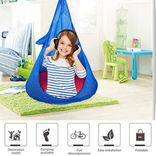 LFLDZ Swing Portatile, Casa Child Hammock Sedia per Bambini Swing Baccelli Singola Persona, All'aperto Indoor Tutta la Stagione Sedile Appeso 60kg