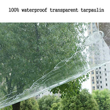 Telone Occhiellato Trasparente Impermeabile,0.5mm PVC Film Riutilizzabile,Telo Copertura per Piante da Balcone,Antipolvere Antipioggia Esterno Baldacchino,Tenda per Campeggio (1.4x4m/4.6x13.1ft)