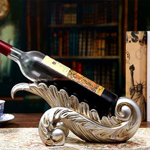No brand per mensola SyLeaf Forma Creativa scaffale del Vino Rosso del Supporto dello scolo Rack Bottiglia Ornament Resina della Decorazione della casa