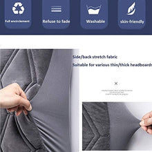 OOFAYWFD Addensare Copri+Testata+Letto+Matrimoniale/Singolo Copertura testiera Letto Elasticizzato in Velluto Protettiva Copritestiera Antipolvere Fodera per testiera del Letto