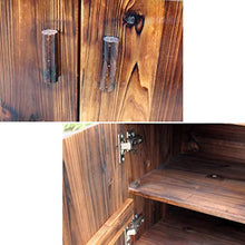 Cassapanche e bauli Giardino armadi carbonizzato solido scarpe di legno Veranda Modifica Sgabello Garage utensili e articoli vari Governo di immagazzinaggio esterna Balcone Cortile Governo di immagazz