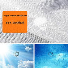 Rete ombreggiante Pesante 85% Sunblock Bianco 6-Pin Panno dello Schermo, Coperture per Piante Succulente Rete di Ombreggiatura (Dimensioni : 2x5M)