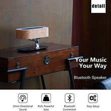 GJCrafts lampada da comodino da caricabatterie senza fili con Altoparlante Bluetooth, Lampada da Notte per albero da Modalità da Sonno Regolazione Continua touch dimmerabile lampada da tavolo.