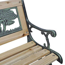Oushome Panchina da Giardino per Bambini 84 cm in Legno