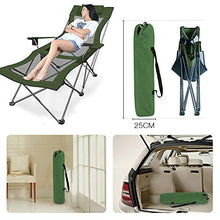 ABBD Sedia a Sdraio da Spiaggia Regolabile, Lettino da Campeggio Portatile Sedia reclinabile Pieghevole, Sdraio reclinabile da Esterno Nero per Piscina-ArmyGreen1