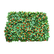 Xiaolin Muro di siepi di Verde Artificiale, Pannello di Sfondo di edera Finto Giardino Pannello di Recinzione di Privacy Giardino 15.7"X 23.6" (Colore : 02)