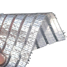 Rete ombreggiante 65% Paralume - Paralume in Alluminio Riflettente con Tappi A Tenuta Nastrati, Perfetti for Tetto D'auto in Estate (Size : 1x1m)