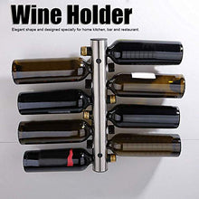 HERCHR Portabottiglie Vino Porta Vino da Parete Porta Vini Portabottiglie in Acciaio Inox Porta Vino Portabottiglie Acqua Vino da Parete Porta Bottiglie di Vino da Parete
