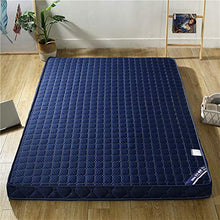 Futon Materasso, Materasso da 7 cm Materasso in Flanella addensata Letto bifacciale di Design materassi Rigido e Morbido Mattress per Quattro Stagioni,Blue,120 * 200cm/47 * 79inch