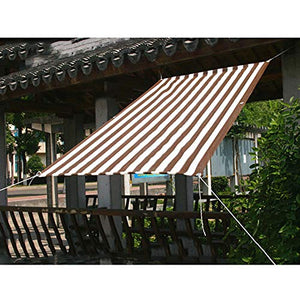 LSXIAO-Balcone Protezione Terrazza Paravento, Giardino Dietro La Casa Copertura di Sicurezza della Privacy, Parabrezza Crema Solare Raffreddamento con Fascette Zip Fisse per Giardini, Piscina