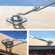 Hidreamz 40 Pezzi Kit di Fissaggio per Vela Parasole, Kit di Montaggio per Tende a Vela Accessori, Di Fissaggio per Acciaio Inossidabile 304 per Tende da Sole Rettangolari e Quadrate