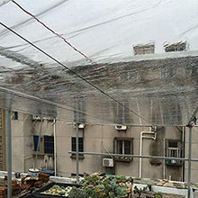 YJFENG Tenda Antipioggia, Tela Cerata Trasparente in PVC, Resistente Impermeabile, Asola in Metallo Antiruggine E Angolo Rinforzato in Gomma, per Giardino con Patio Esterno