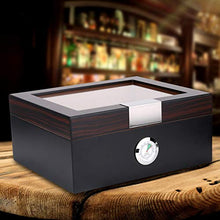 Custodia per sigari, Custodia per sigari in cedro Scatola di immagazzinaggio per humidor in legno Custodia da viaggio per umidificatore da viaggio portatile Scatola per archiviazione con umidificatore
