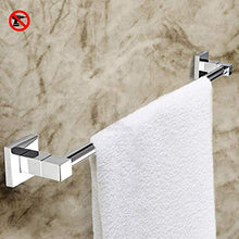Asta Porta asciugamano bagno Adesivo per lavabo bidet Shape40 modern finitura cromo lucido porta salviette bagno acciao inox