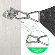 Kit di fissaggio per tenda parasole M6 Heavy Duty Sun Sail Shade Hardware Kit 304 in acciaio inox per tenda da giardino Triangolo e Quadrato, kit di accessori hardware