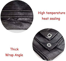Tela da Vela Tessuto incatramata Nero Telo Impermeabile Resistente ai Raggi UV Resistente all'Usura Teloni Teloni Rivestimento in Tessuto Multiuso Auto, Barche, Imprese edili, Camper Copertina