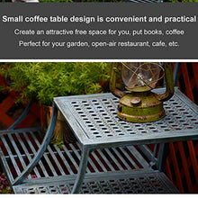 Panchina da giardino panchina in metallo per esterni, sedia a doghe in ghisa da 62 pollici, sedie a sdraio da tavolino da caffè con balcone artigianale, panca da veranda per 2 persone