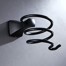AGGF Mensola per Bagno Porta asciugacapelli Mensola per Bagno Nera Accessori per Bagno Accessori per Bagno