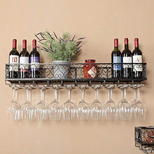 YZ-YUAN Armadi per Vino Armadi per Vino Multifunzione in Ferro Portabottiglie da Parete Bar Salotti Hotel Ristoranti Decorazione Scaffale (Dimensioni: 30 * 25 cm)