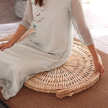 DFSDG Tatami Spessa Tappetino a Terra molo Rattan Famiglia Cattail tè Cerimonia Sgabello futon Seduto Comodamente Mentre Ti muovi