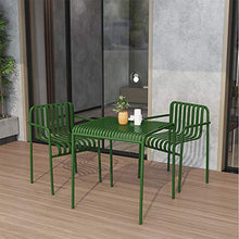 CGBF-Set di Mobili da Tavolo per Sedie da Giardino in Ferro da Esterno A 3 Pezzi,Set da Bistrot da Tavolino da 70cm