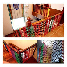 MFLASMF Rete di Sicurezza Protezione del Balcone Rete di prevenzione della Caduta dei Bambini, Rete di Recinzione per Gatti Rete di Decorazione Rete di Sicurezza Rete di Corda Intrecciata,