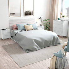 Comodino, Libro da Ufficio, Modello Low Cost, Finitura Bianca Opaca, Misure: 38 cm (Larghezza) x 45 cm (Altezza) x 34 cm (profondità)