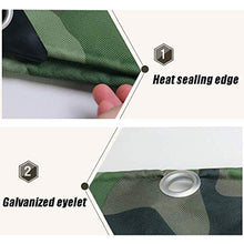 qx Telone Tenda Teloni Ombra Vele Telo Mimetico Addensato con Occhielli Telo Impermeabile Telo Antipioia Panno Protezione Solare Panno Oxford (Dimensioni: 3Mx6M),1,5 Mx 2 M,1,5 Mx 2 M