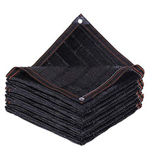 AOHMG Telone Ombreggiante, Il 95% Frangisole Frangivista Bordo Nastrate con Occhielli Heavy Duty Rete Ombreggiante/Ombra, per Barn Kennel,Black_4x9m/12x27ft