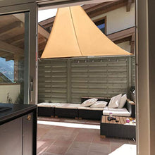 TRITTHOCKER Tettoia Esterna, Tenda da Sole, ombrellone, Crema Solare, terrazza con Giardino Piscina Vela Impermeabile baldacchino,5x5x7m