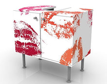 Apalis Design Vanity Baci 60 x 55 x 35 cm, Piccolo, Largo 60 cm, Regolabile, lavandino, lavabo, Rubinetto per lavabo da Bagno, Armadio, unità di Base, Bagno, Narrow, Flat