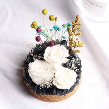 QYMX Eternal Flower ， Copertura in Vetro Floreale Decorare Eternal Rose in Flask Flower Floreale Bella per San Valentino Compleanno Regalo di Nozze di Natale