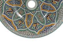 Mariah – Lavabo marocchino – Cerames | Lavabo da appoggio 41 x 16 cm | Lavabo da incasso marocchino per bagno WC ospiti