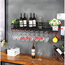 YWYW portabottiglie portabottiglie portabottiglie portabottiglie portabottiglie portabottiglie Creativo Semplice portabottiglie Vino Rosso a Parete Porta Bicchieri (Dimensioni: 100 * 25 cm)