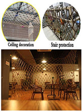 WaiMin Rete di protezione universale for bambini Rete di protezione in corda di canapa, Rete di sicurezza for bambini Decorazione di sicurezza Recinto di arrampicata Corda intrecciata Rete di rimorchi