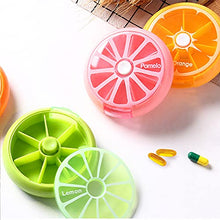 Invoda - Contenitore settimanale per pillole e pillole da viaggio, contenitore per medicinali