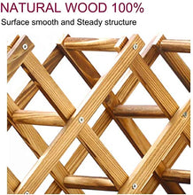 Delgeo Portabottiglie per Vino in Legno Portabottiglie Autoportante, 10 Bottiglie da Appoggio Portabottiglie da Appoggio per Vino da Appoggio per Vino Bianco Rosso