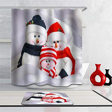 LIYAN Combinazione Bagno. Immagini Chiare E Colori Vivaci Rendono Il Tuo Bagno Pieno di Vita. Accessori da Bagno. Famiglia Simpatico Pupazzo di Neve.
