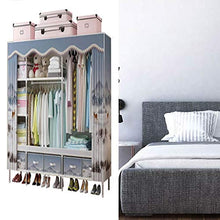 JJZXT Dresser for Cabina Armadio Armadio for Camera da Letto Mobili for Bambini Governo di immagazzinaggio Guardaroba di Spazio Guardaroba
