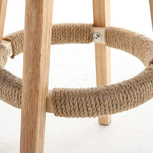 HYY-YY Legno Tondo Bar Stool - Rotating Bar Sedia Ristorante in Legno Cuscino in Pelle Sgabello con PU Sedile e Gambe quadre (Colore: Grigio, Dimensione: 35X35X83CM)