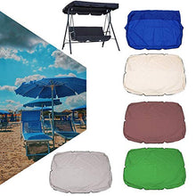 Gartenhof - Copertura per altalena da soffitto, in poliestere, 190T, 142 x 120 x 18 cm, colore: Nero