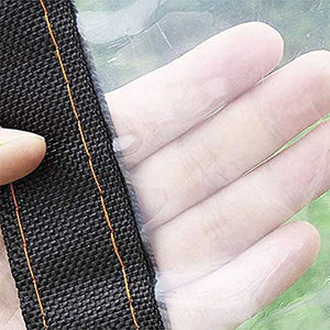 Telone impermeabile trasparente Panno antipioggiaTelo Riparo dalla pioggiaPanno impermeabile in PVCTelo di plastica for balconeprotezione solareAddensareBaldacchino ( Color : Clear , Size : 5Mx8M )